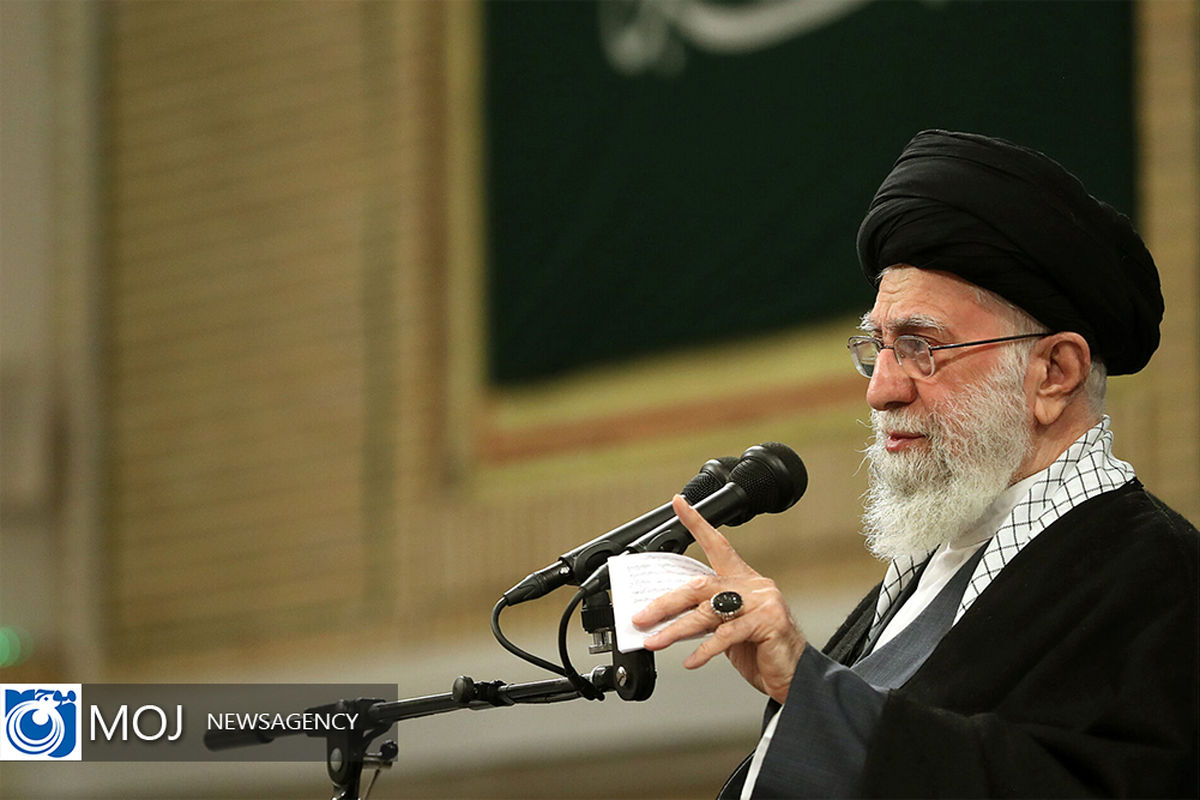 دیدار مردم قم با رهبر انقلاب