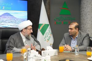 حضور نماینده ولی فقیه در آذربایجان شرقی در سازمان منطقه آزاد ارس