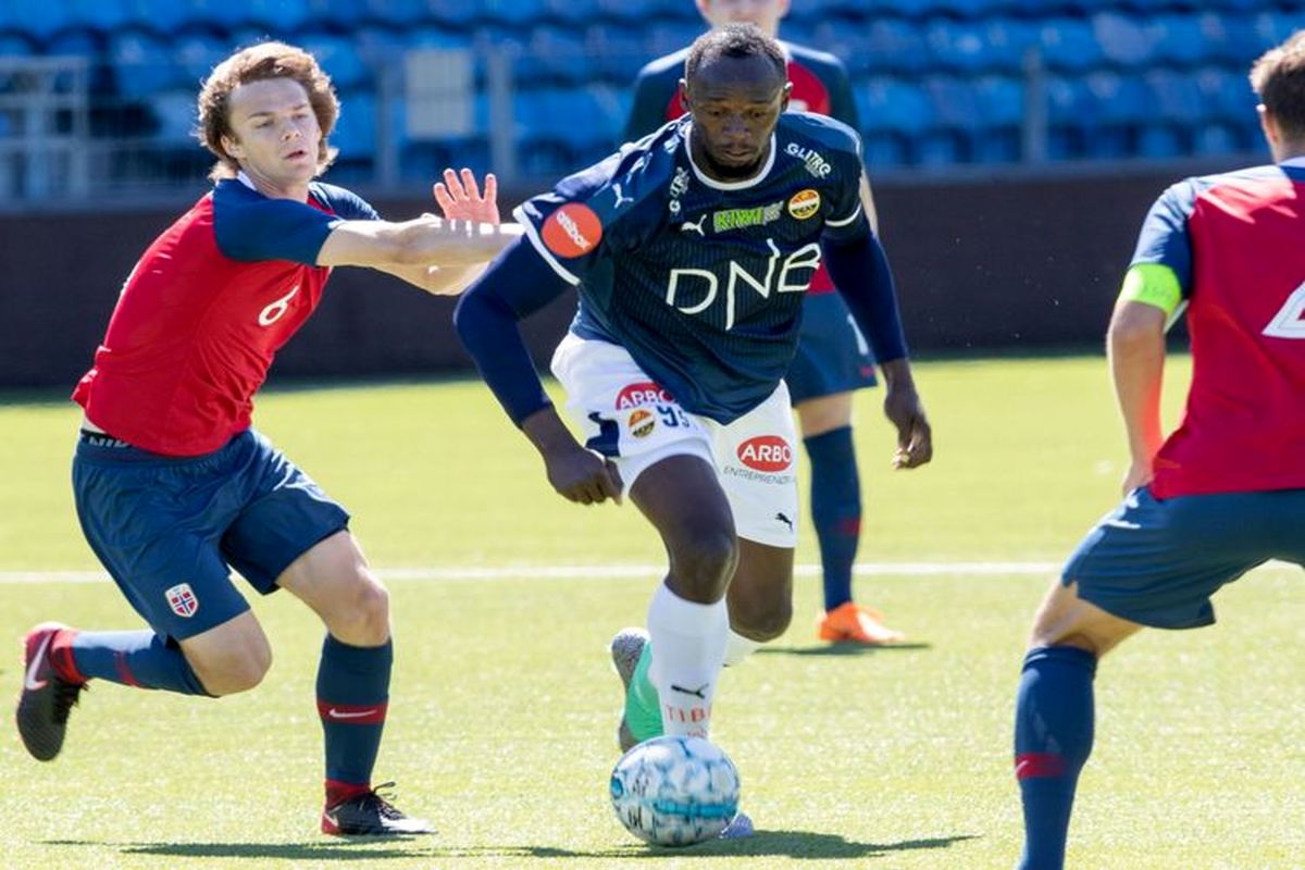 اوسین بولت در تیم فوتبال