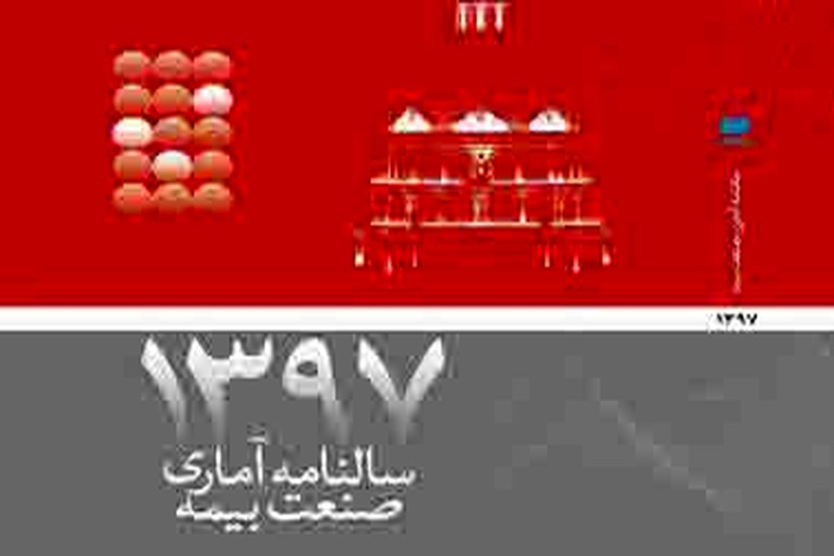 سالنامه آماری ۱۳۹۷ صنعت بيمه منتشر شد