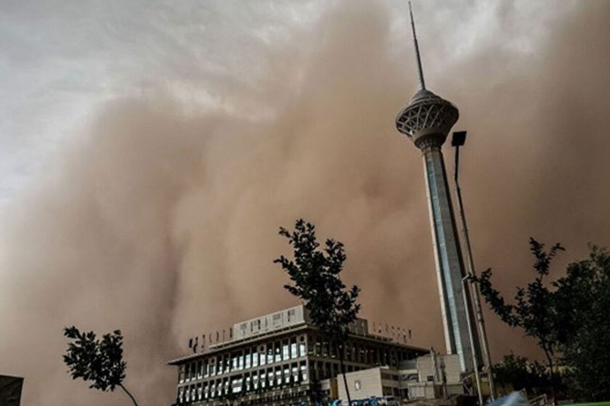 باد خیلی شدید تهران