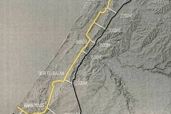 برنامه اسرائیل برای تصرف رسمی نیمی از نوار غزه