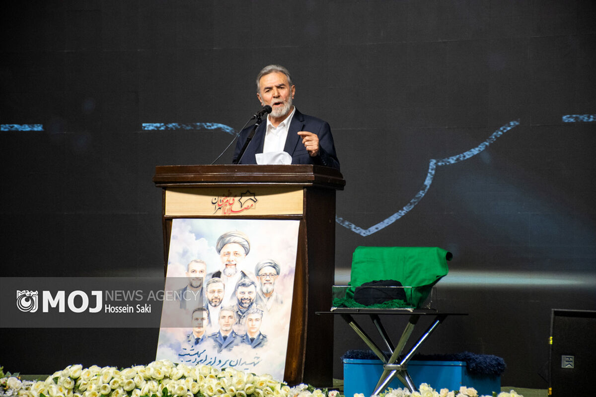 مراسم چهلمین روز شهادت شهدای خدمت