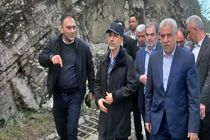 بازدید وزیر نیرو از سد شفارود در شهرستان رضوانشهر
