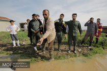 روستاهای سیل زده آق‌قلا