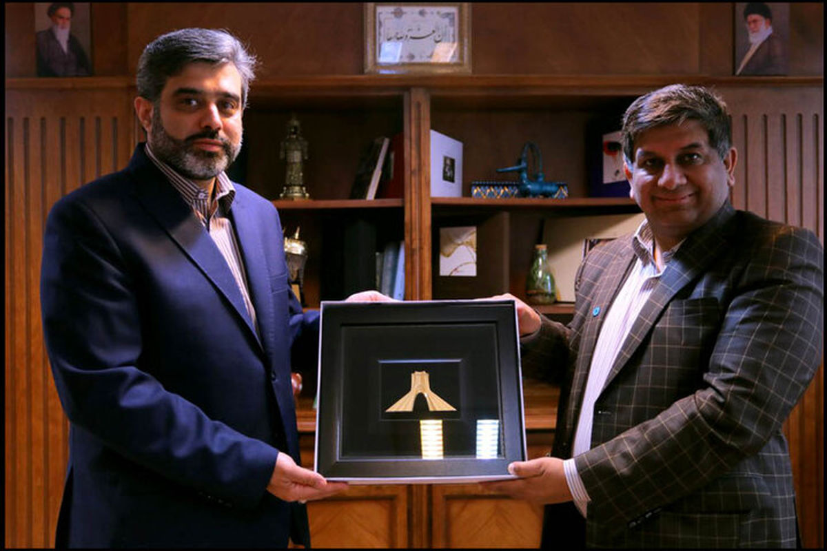 سعد سکند خان، رئیس موسسه فرهنگی اکو در دیدار با مدیرعامل بنیاد رودکی