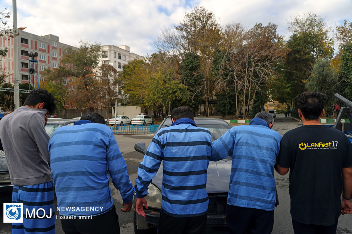 دستگیری سارقین خودرو و موتورسیکلت