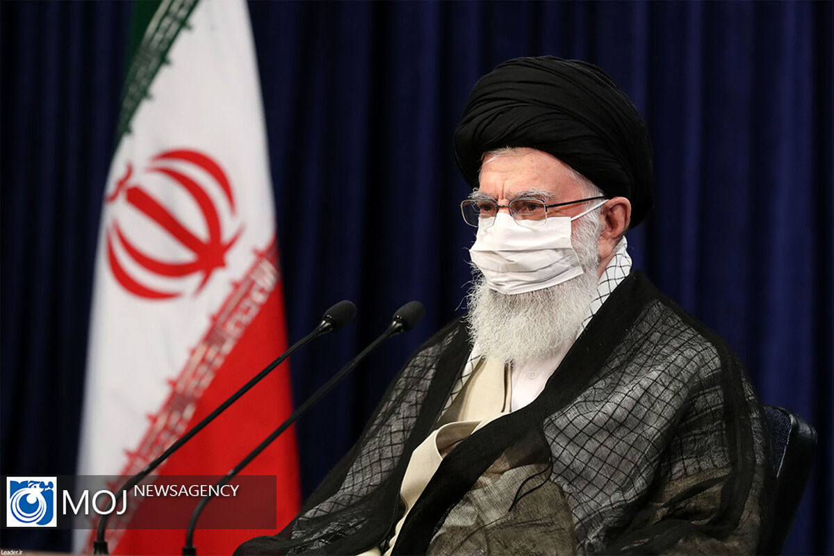 سخنرانی رهبر انقلاب در ارتباط تصویری با جلسه هیات دولت