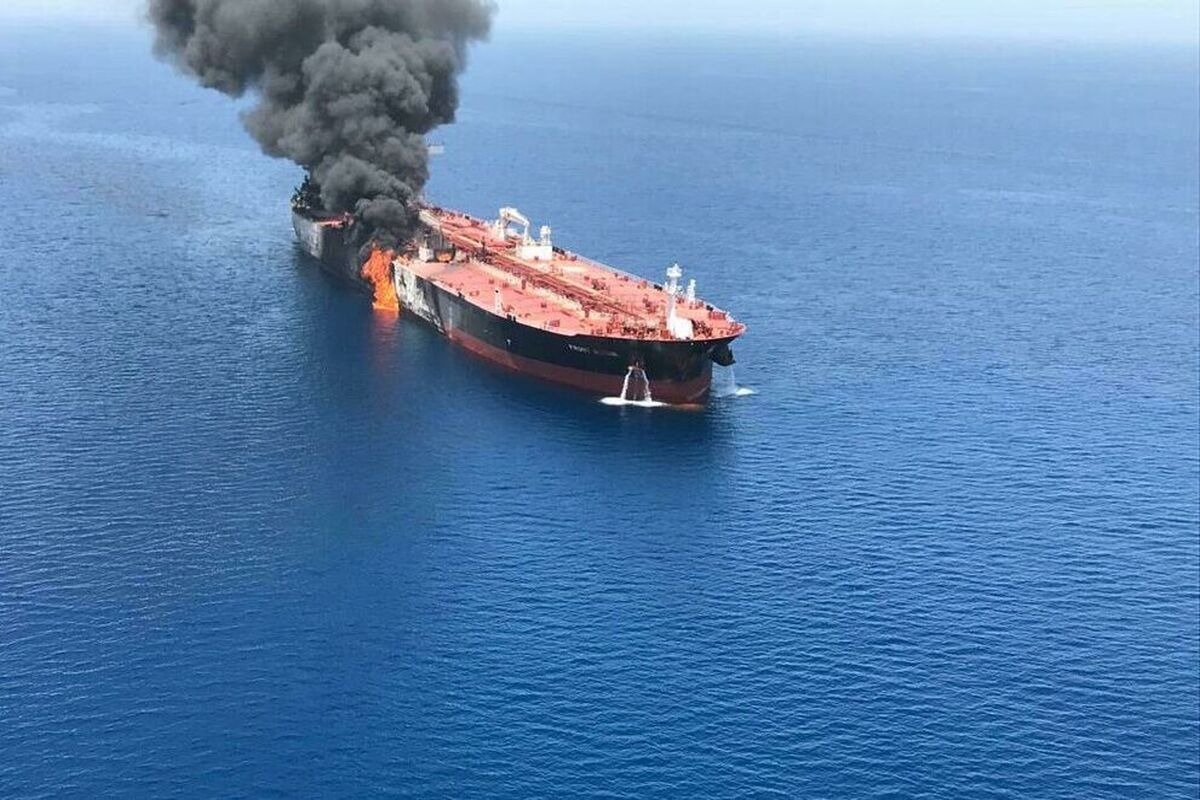 حمله به نفتکش ها در دریای عمان