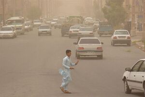 سرعت توفان در زاهدان از ۱۰۰ کیلومتر گذشت