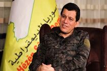 دیدار فرمانده نیروهای« قسد» سوریه با مسعود بارزانی