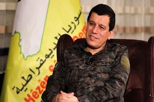 دیدار فرمانده نیروهای« قسد» سوریه با مسعود بارزانی