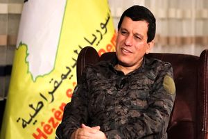 دیدار فرمانده نیروهای« قسد» سوریه با مسعود بارزانی