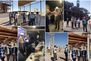 بازدید سرزده رئیس حوزه قضایی عقدا از کارخانه های آلاینده