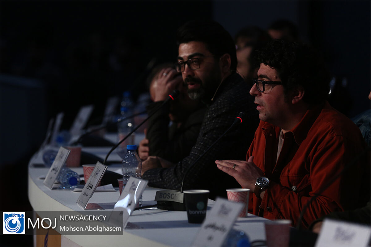 نشست خبری فیلم «ابر بارانش گرفته» به کارگردانی مجید برزگر