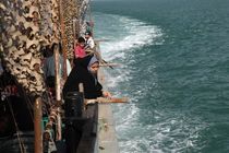 آغاز اردوی راهیان نور دریایی شهدای خلیج فارس در هرمزگان 