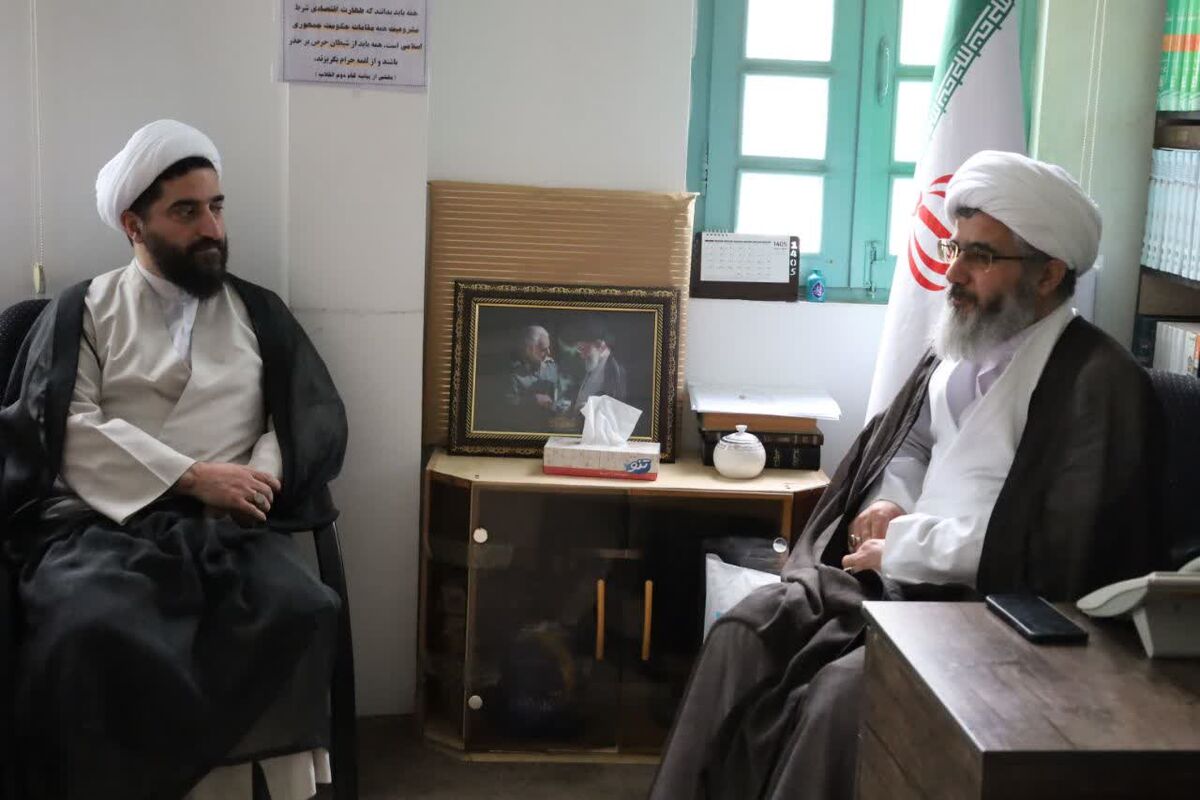 دیدار مدیر حوزه علمیه مازندران با امام جمعه آمل