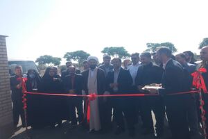 افتتاح وگلنگ زنی چند پروژه عمرانی در گلدشت نجف آباد
