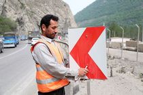 علائم ایمنی در راه‌های مازندران نوسازی شد