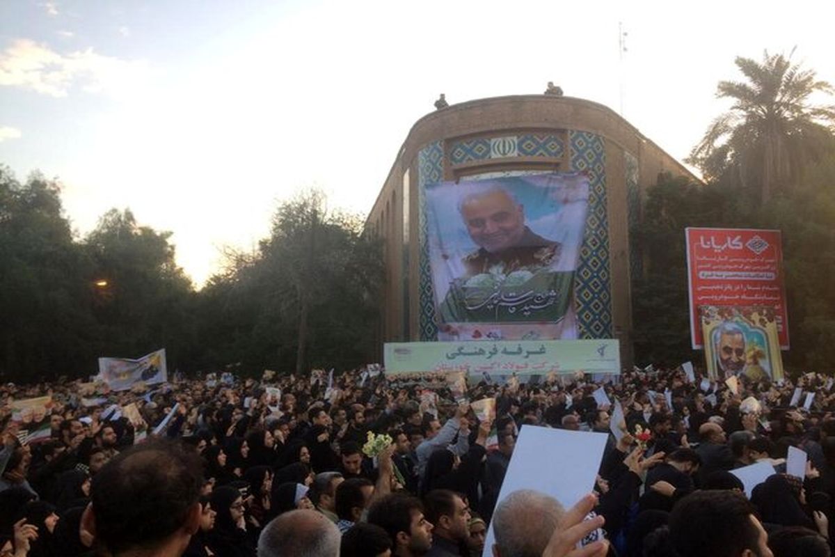 تشییع سردار سلیمانی در اهواز