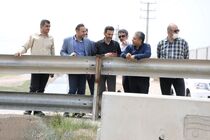 بازدید مدیرعامل شرکت آب منطقه ای قزوین از شبکه آبیاری دشت قزوین و تاسیسات وابسته