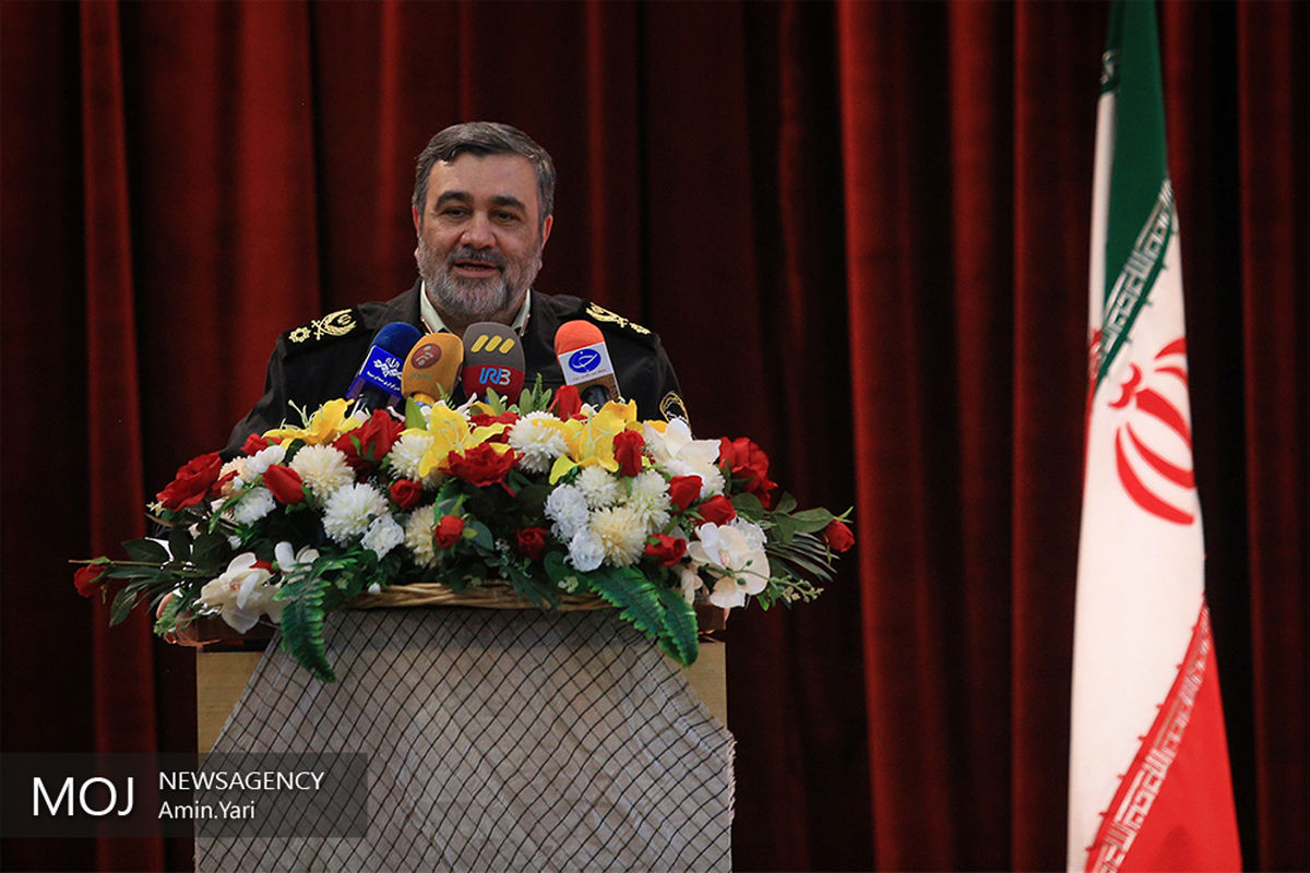 سردار حسین اشتری فرمانده نیروی انتظامی