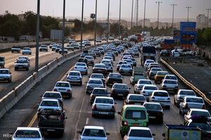 ترافیک در راه های البرز همچنان پرحجم و سنگین است