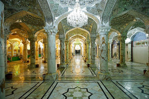 بهره برداری از صحن حضرت فاطمه (س) در نجف اشرف + فیلم