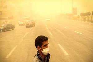 هوای بندرعباس ناسالم برای همه گروه‌ها