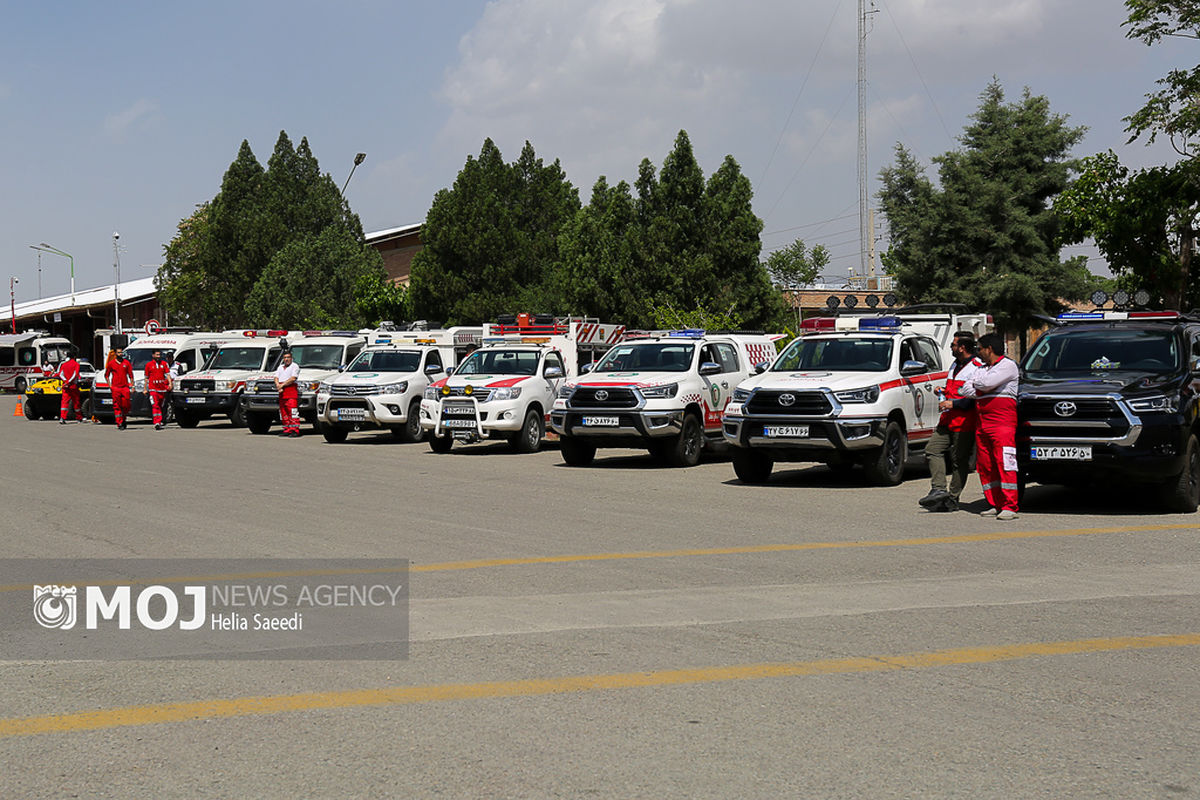مانور امداد و نجات هلال احمر