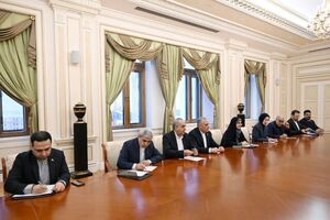 وزیر راه و شهرسازی ایران با رئیس‌جمهور آذربایجان دیدار کرد