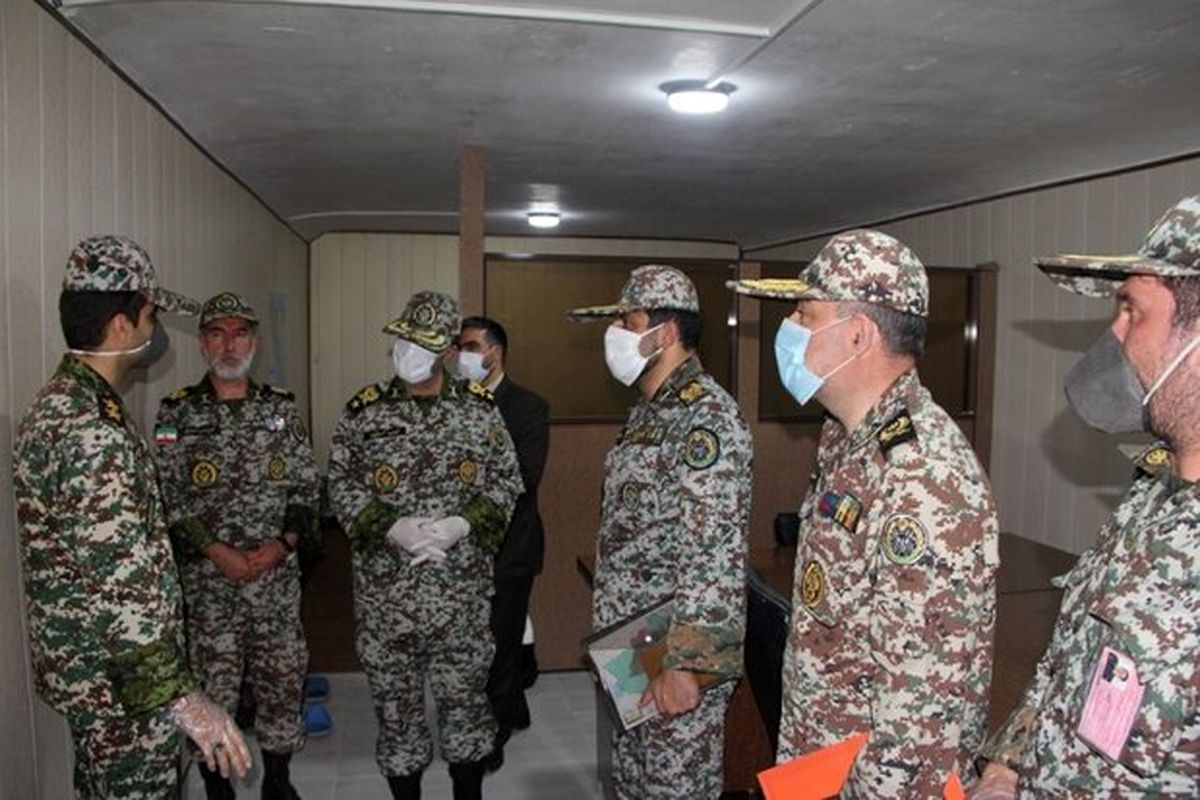 بازدید امیر صباحی ‌فرد از منطقه پدافند هوایی جنوب شرق کشور