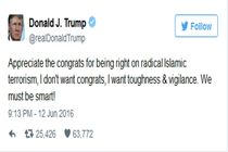 متشکرم که تبریک گفتید