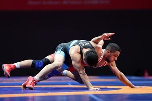 رحمان عموزاد در فینال بازی‌های آسیایی شکست خورد