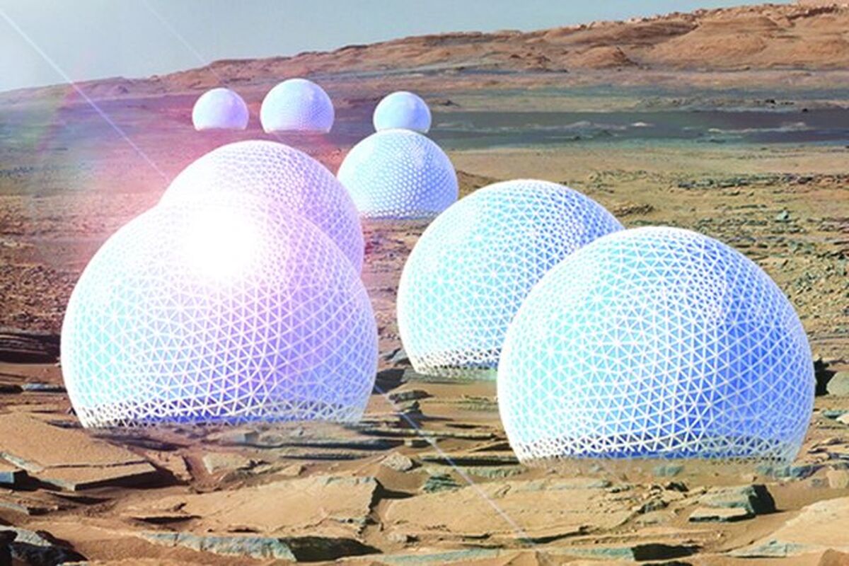 سازه های گنبدی مریخ