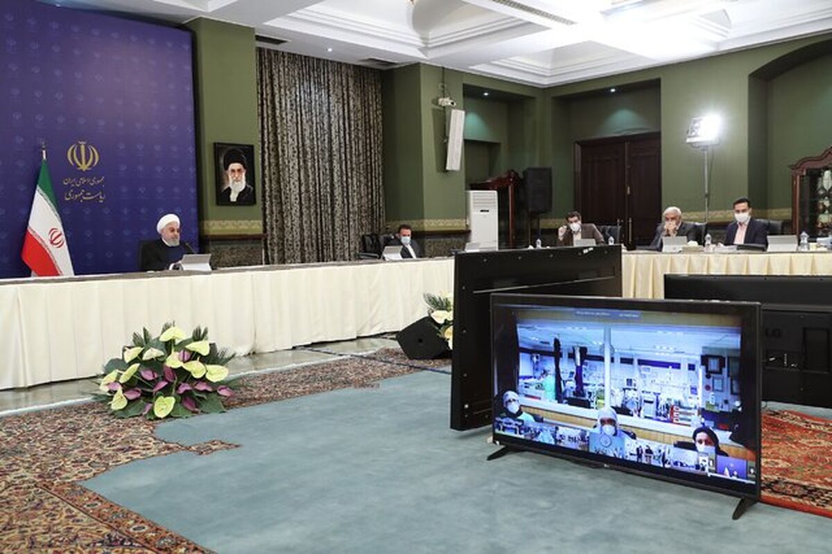 تماس ویدئوکنفرانسی روحانی با استانداران ۴ استان