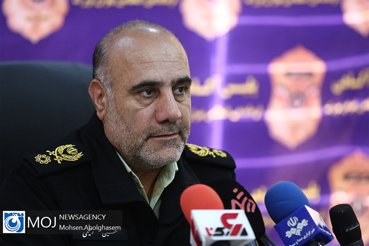 نشست خبری سردار رحیمی رییس پلیس پایتخت - ۱۱ آبان ۱۳۹۸
