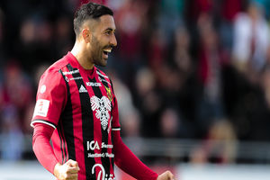 سامان قدوس بهترین مهاجم سال سوئد شد