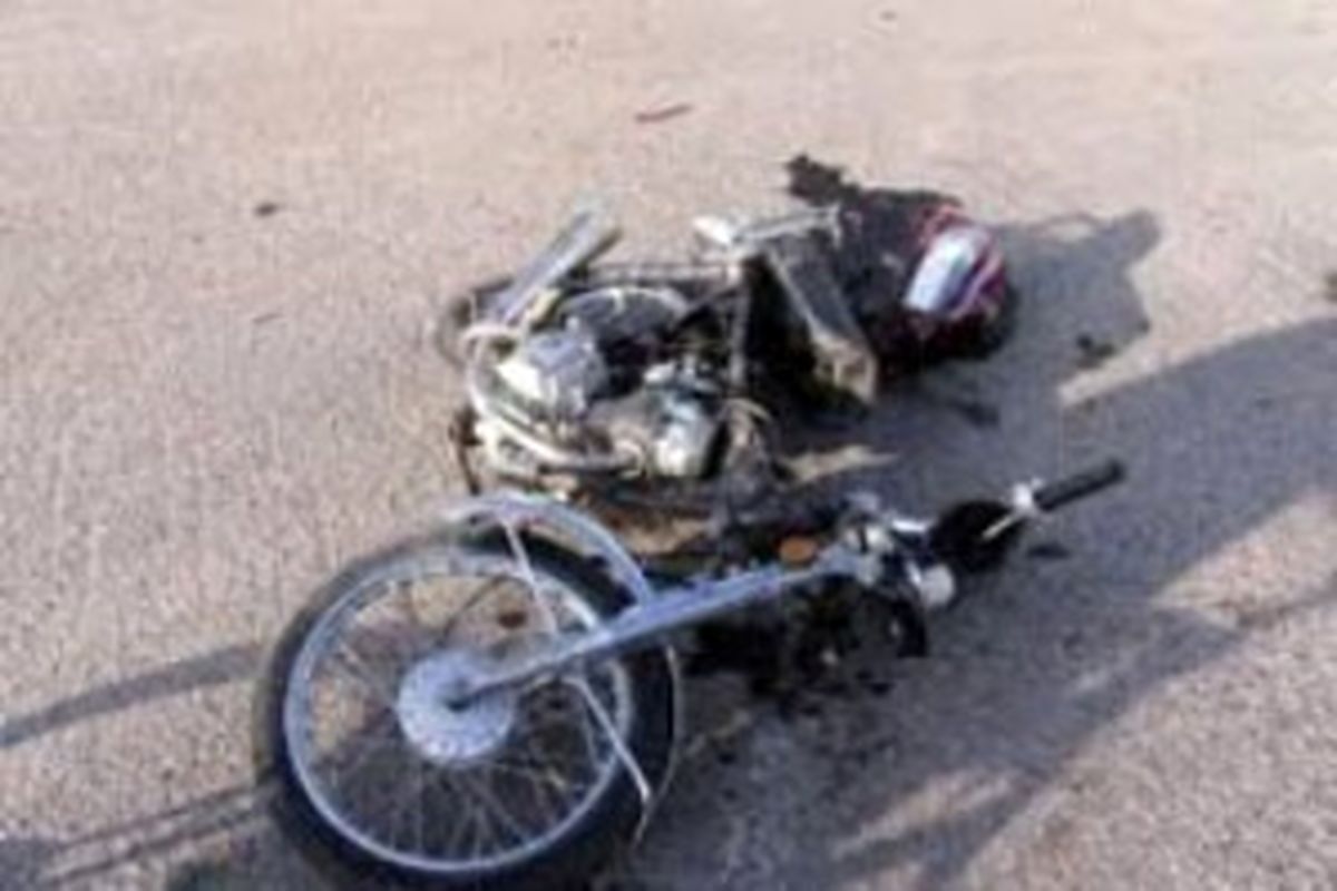 تصادف موتور سوار