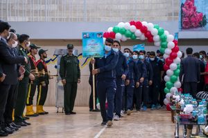 مراسم افتتاحیه مسابقات کشوری فوتسال  کارکنان سپاه از سراسر کشور
