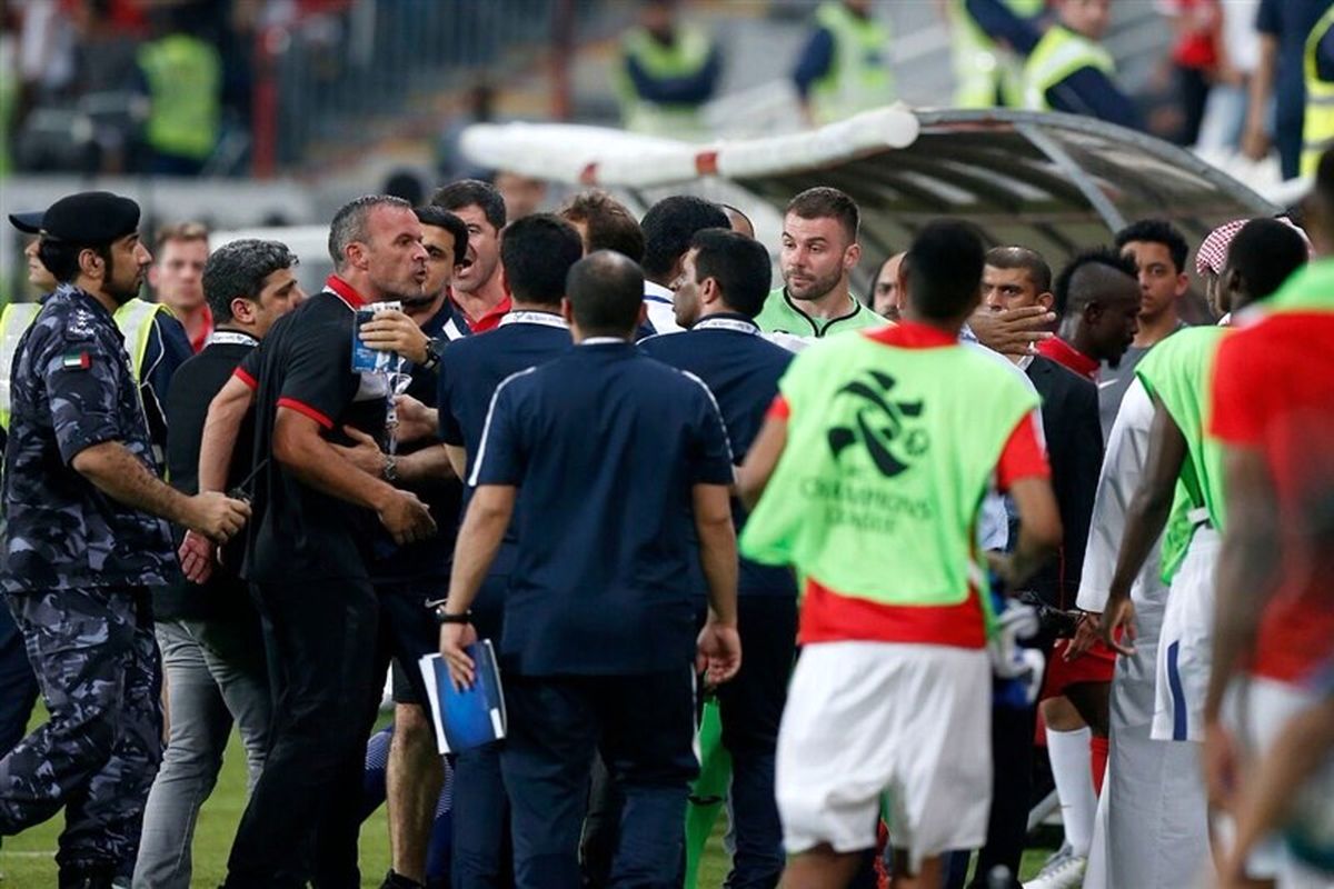 درگیری مربی پرسپولیس