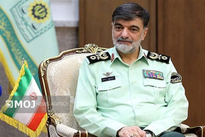 بازدید فرمانده کل انتظامی کشور از مرز شلمچه + فیلم