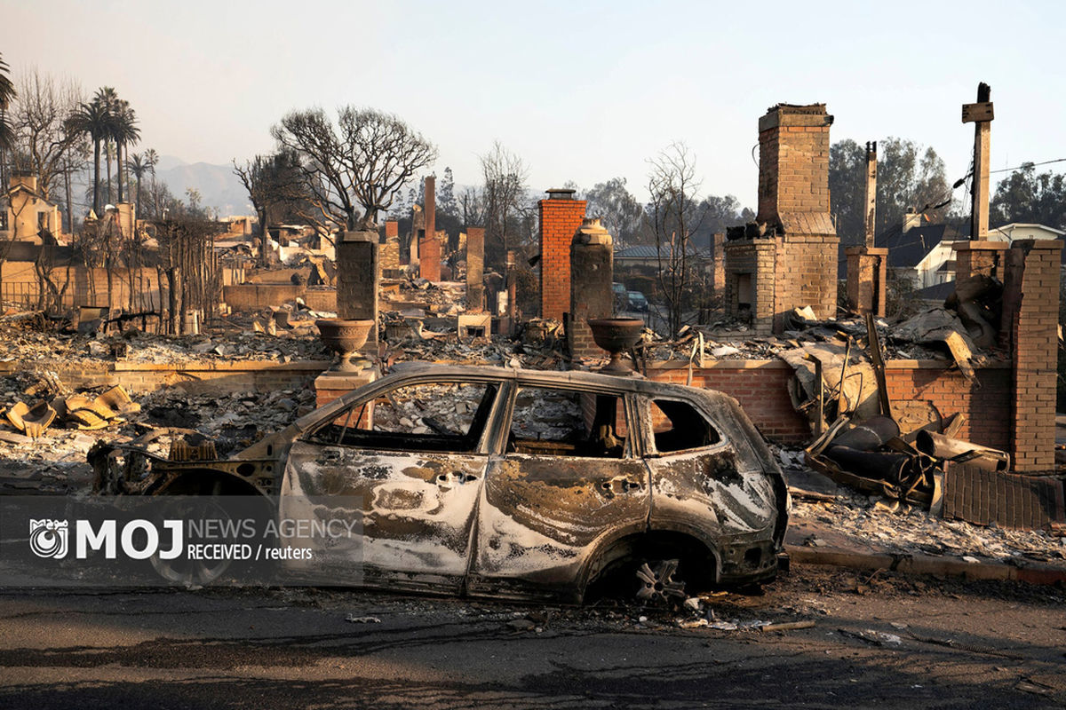 تصاویر ترسناک آتش سوزی لس آنجلس