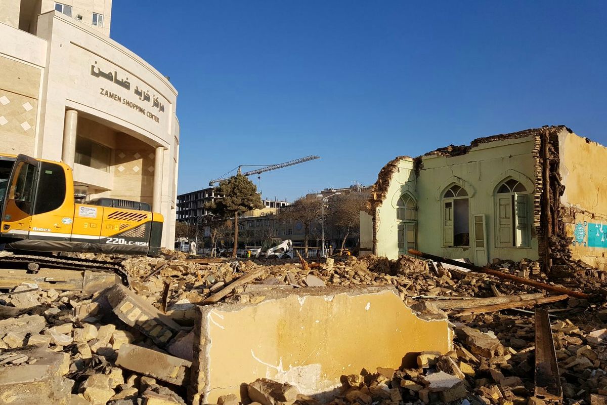 تخریب مسجد صفوی مشهد