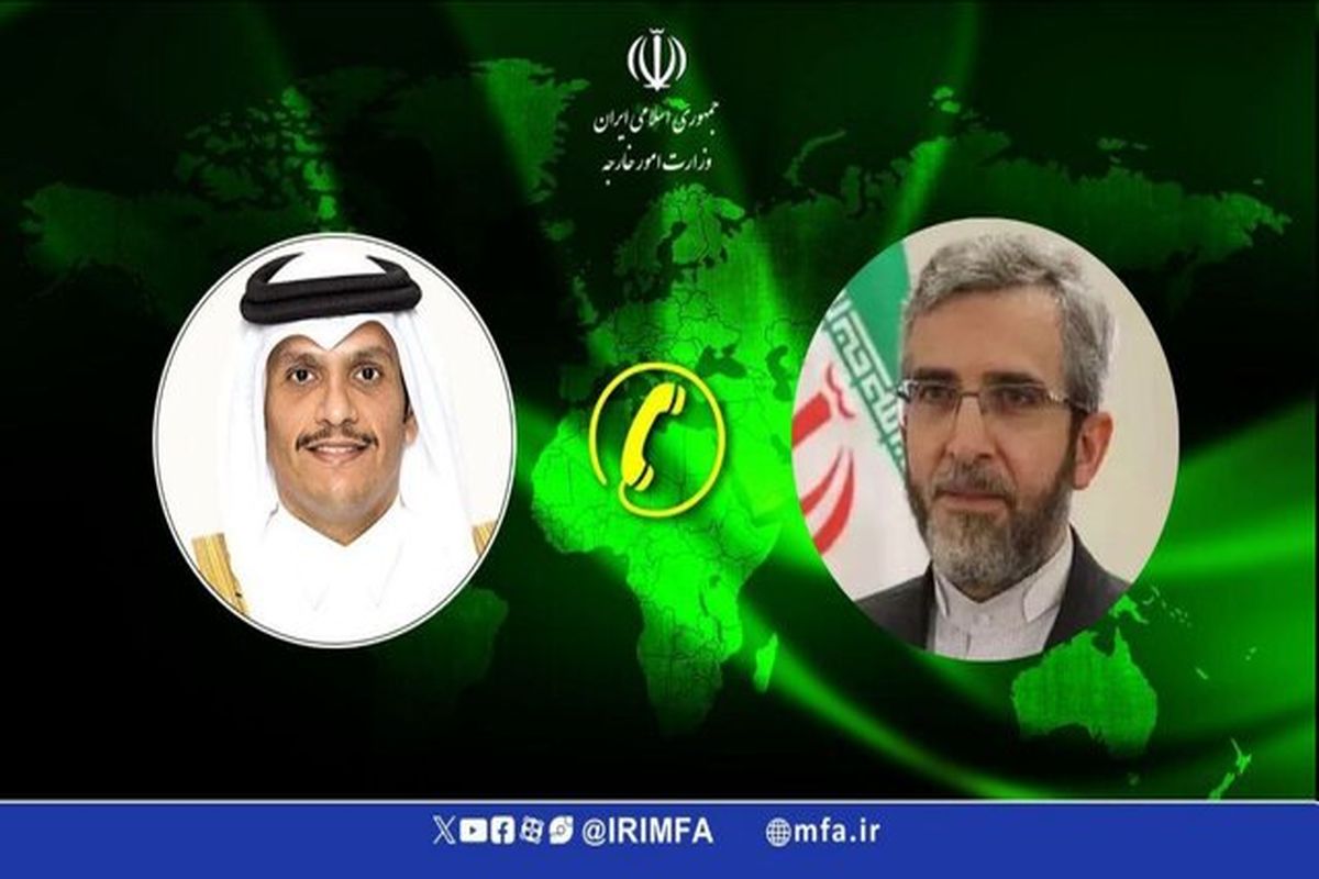 نخست‌وزیر و وزیر خارجه کشور قطر و علی باقری کنی
