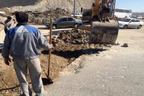 عملیات بهسازی فرونشست بلوار راه آهن روز دوشنبه به پایان می رسد