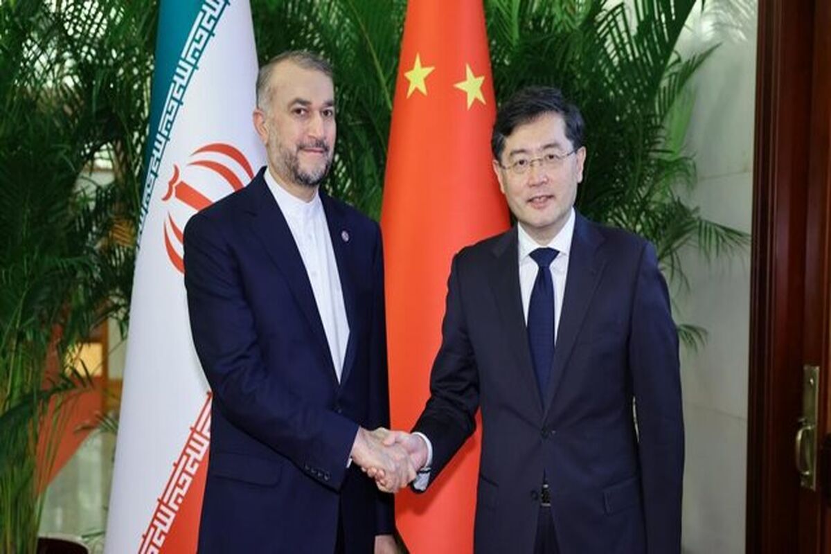 وزرای چین و ایران