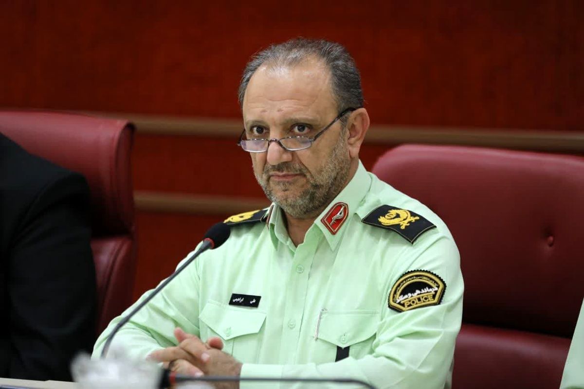 سردار ابراهیمی فرمانده ناجا قزوین