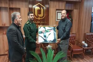 دیدار فرمانده بسیج ادارات سپاه سلمان با  مدیرکل بنیاد مسکن انقلاب اسلامی سیستان و بلوچستان
