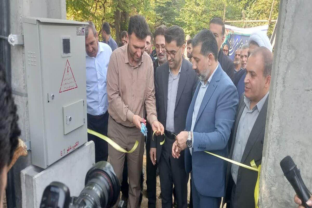 برق‌رسانی به چاه کشاورزی کوهسارکنده نکا
